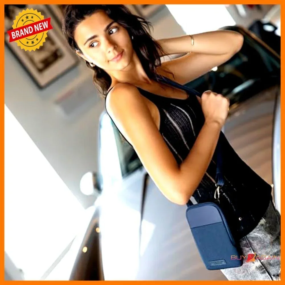 Anti-Theft Mini Crossbody Bag with RFID Blocking, Stadium Compliant